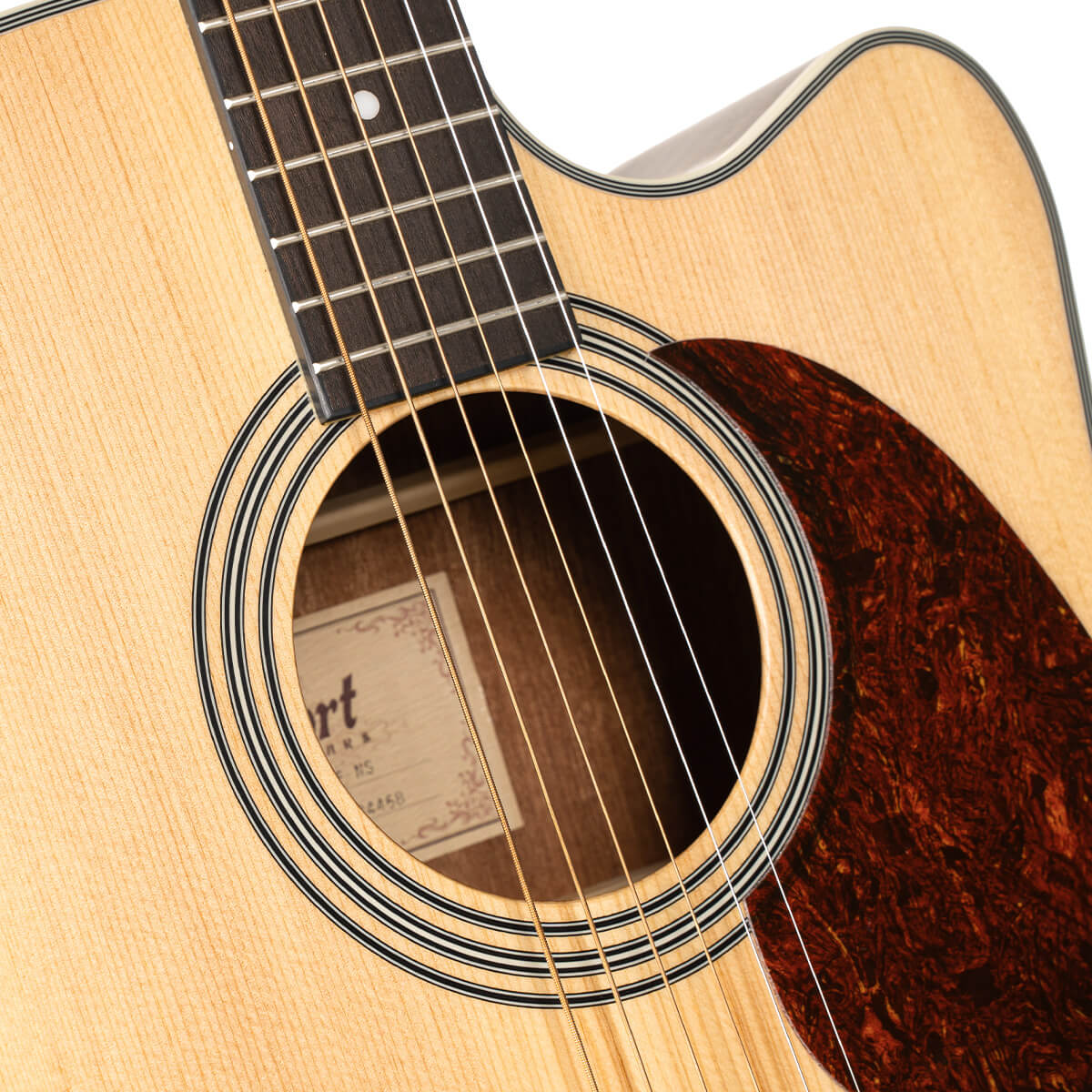 Cort MR600F-NS MR Series Natural Satin With Cutaway Electro-Acoustic Guitar