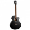 Cort SFX-ME BK W/Bag SFX Series Black Satin With Bag Cutaway Electro-Acoustic Guitar