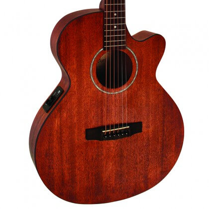 Cort SFX-MEM OP W/Bag SFX Series Open Pore With Bag Cutaway Electro-Acoustic Guitar