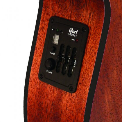 Cort SFX-MEM OP W/Bag SFX Series Open Pore With Bag Cutaway Electro-Acoustic Guitar