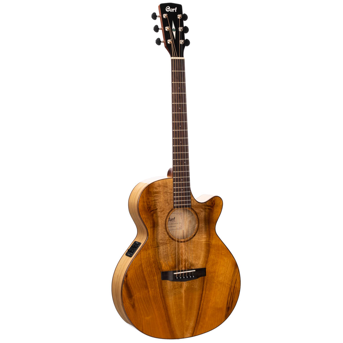 Cort SFX-MYRTLEWOOD SFX Series Natural Gloss With Cutaway Electro-Acoustic Guitar