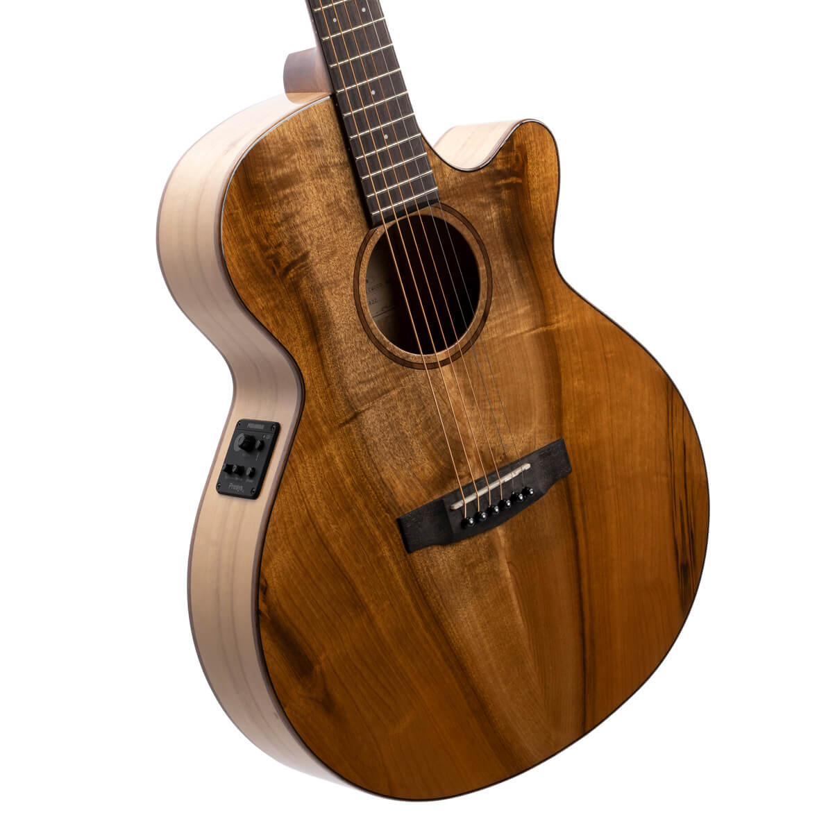 Cort SFX-MYRTLEWOOD SFX Series Natural Gloss With Cutaway Electro-Acoustic Guitar