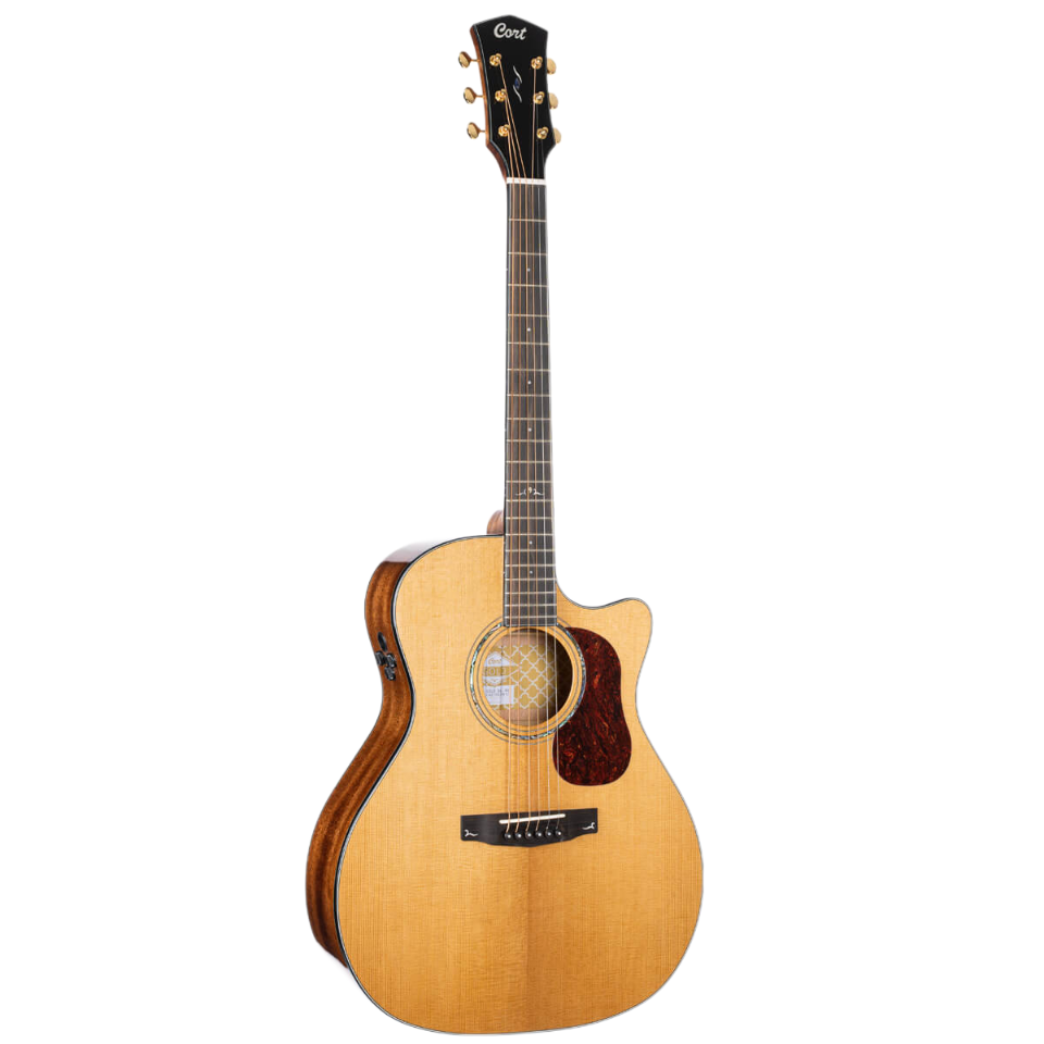 Cort GOLD-A6 Natutral Cutaway Electro-Acoustic Guitar