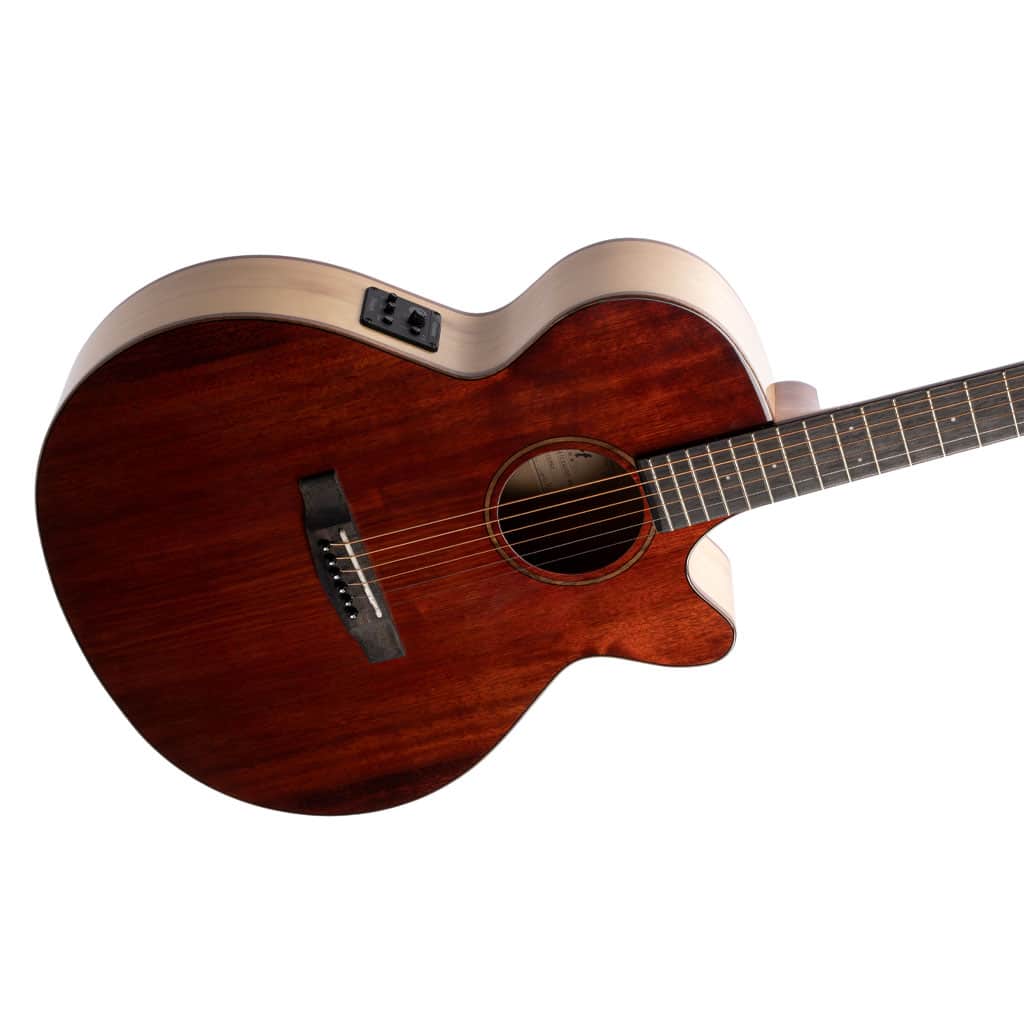 Cort SFX-MYRTLEWOOD BR SFX Series Brown Gloss With Cutaway Electro-Acoustic Guitar