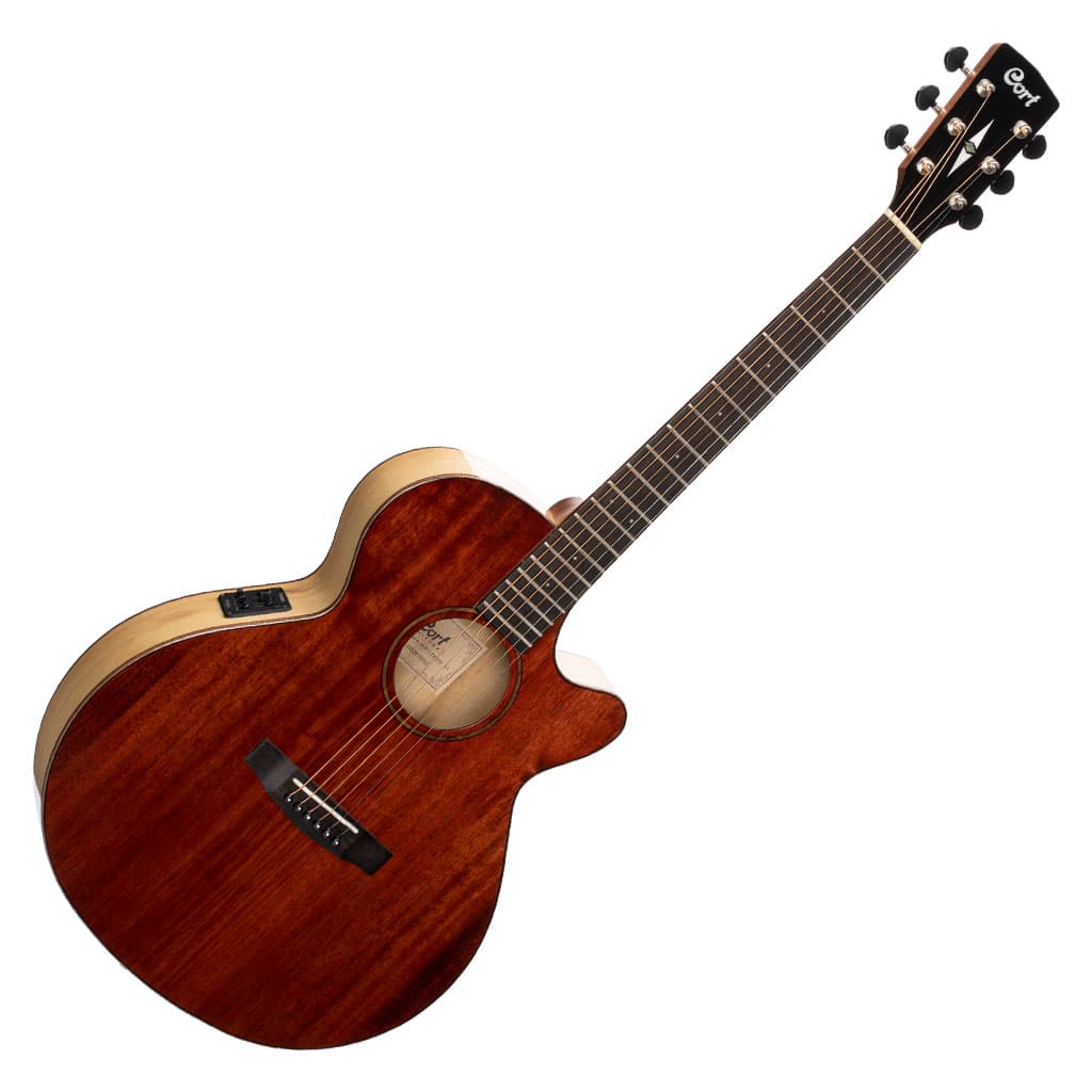 Cort SFX-MYRTLEWOOD BR SFX Series Brown Gloss With Cutaway Electro-Acoustic Guitar