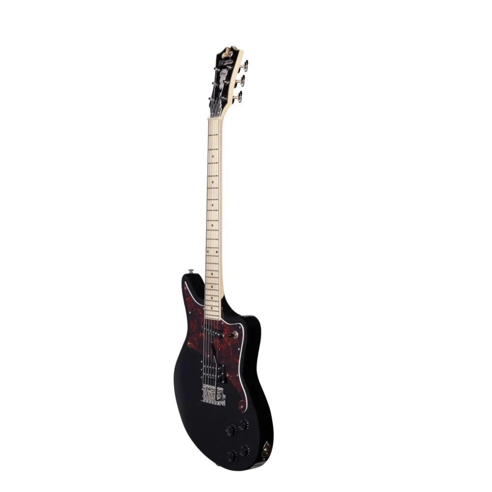 D'Angelico DAPBEDSBKMCTR Premier Series Bedford Black Electric Guitar