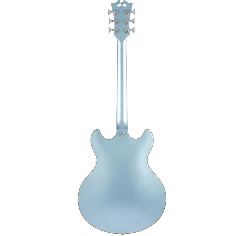 D'Angelico DAPDCIBMCSCB9EX Hollow Premier DC Boardwalk ICE Blue Metallic Electric Guitar