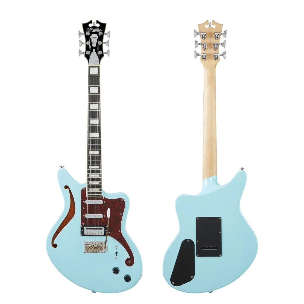 D'Angelico DAPBEDOXBCTR Premier Series Bedford Sky Blue Electric Guitar