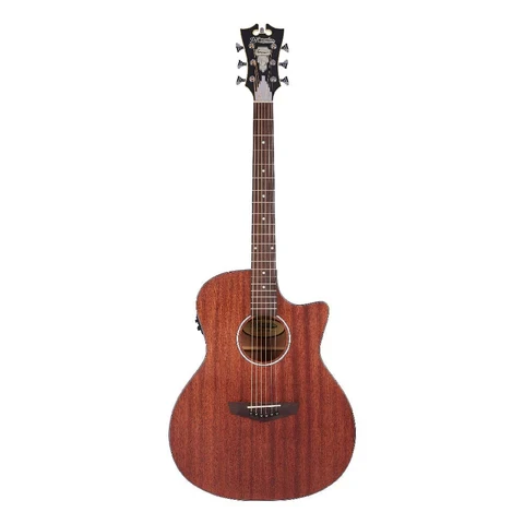 D'Angelico DAPLSOMMAHCP Premier Series Tammany LS Natural Mahogany Satin Electro-Acoustic Guitar