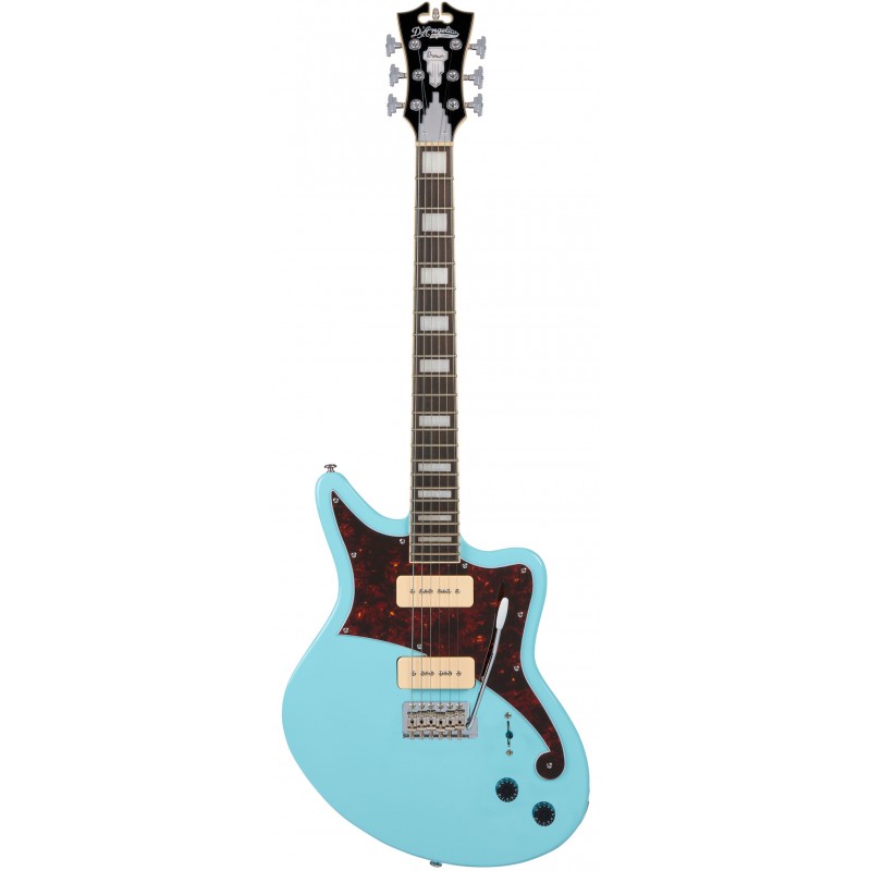 D'Angelico DAPBEDSBMCTR Premier Series Bedford Sky Blue Electric Guitar