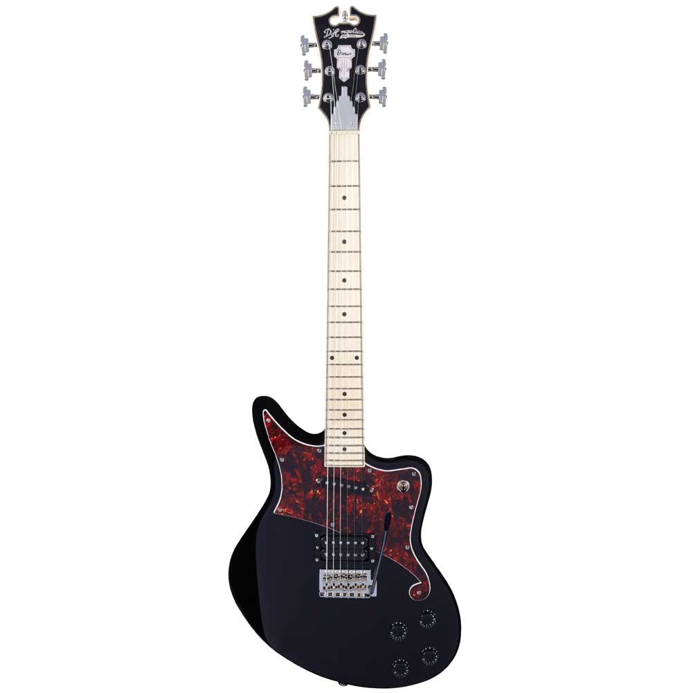 D'Angelico DAPBEDSBKMCTR Premier Series Bedford Black Electric Guitar