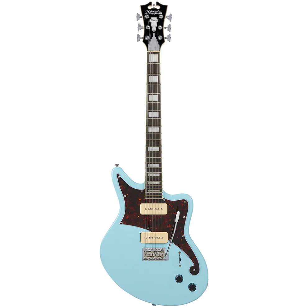 D'Angelico DAPBEDSBMCTR Premier Series Bedford Sky Blue Electric Guitar