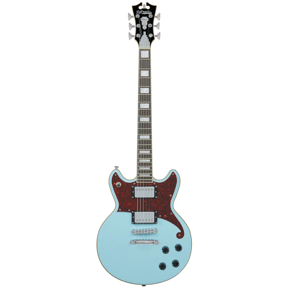 D'Angelico DAPBRISBMCS Premier Series Brighton Sky Blue Electric Guitar