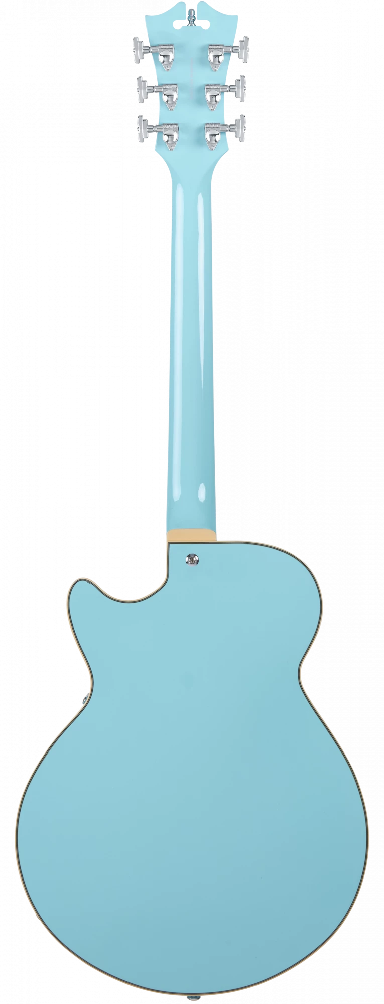 D'Angelico DAPSSSKBCS Hollow Premier SS Stairstep Sky Blue Electric Guitar