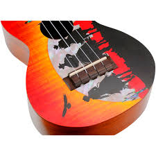 Mahalo MA2WW Artist Elite Series Wild West Concert With Bag Ukulele