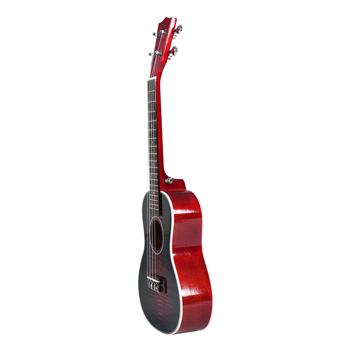 Havana QUK24 Tiger Flame Red Concert Ukulele