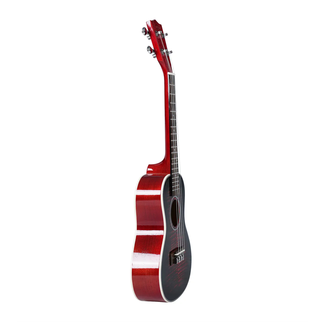 Havana QUK24 Tiger Flame Red Concert Ukulele