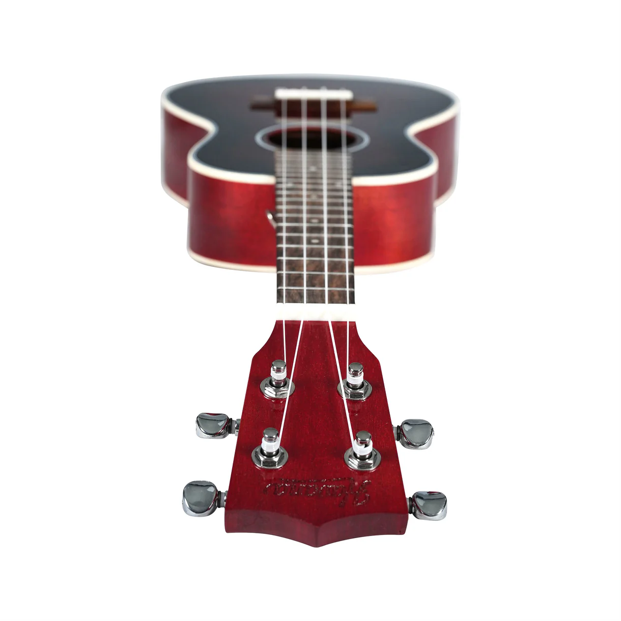Havana QUK24 Tiger Flame Red Concert Ukulele