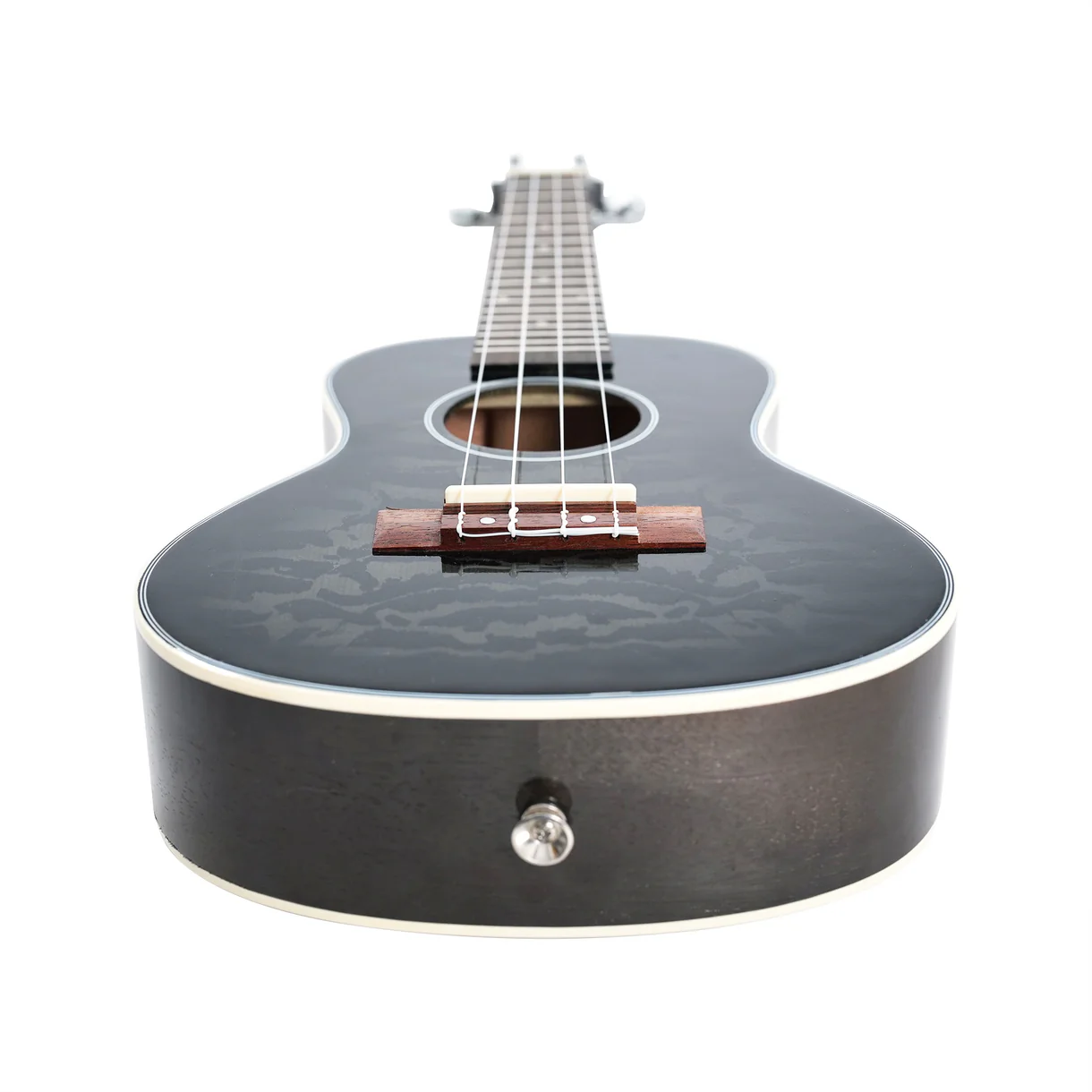 Havana QUK24 Tree Flame Black Concert Ukulele