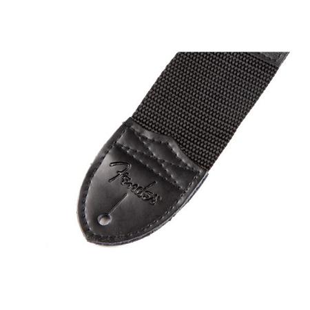 Fender 990662080 BLK/White Poly Guitar Strap