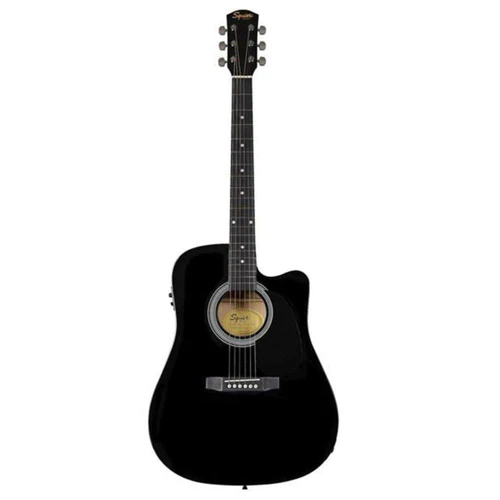 Fender Squier SA-105CE Black Electro-Acoustic Guitar