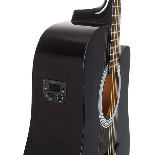 Fender Squier SA-105CE Black Electro-Acoustic Guitar