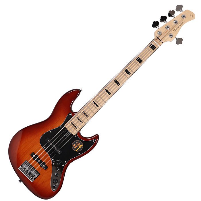 Sire V7 Alder-5 TS V7 Series 5 String Alder Tobacco Sunburst Bass Guitar