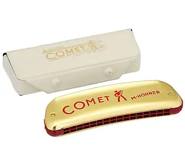 Hohner M2503017 Comet 32 Key of C Octave Harmonica