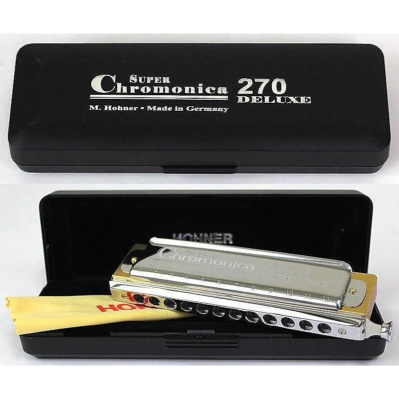 Hohner M754001 Super Chromonica 270 Deluxe C Key Chromatic Harmonica