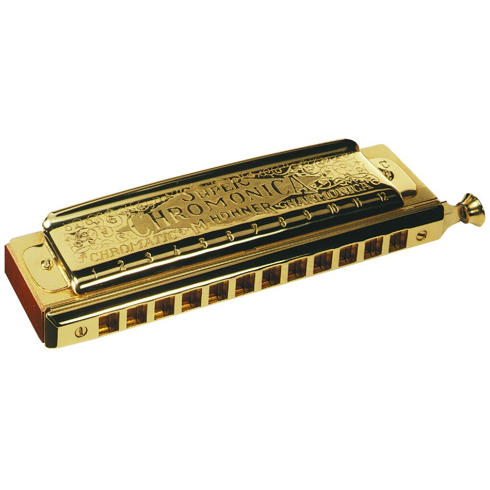 Hohner M27099 Super Chromonica Gold C Key Chromatic Harmonica