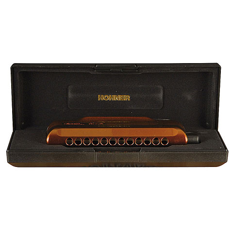 Hohner M754601 CX12 Jazz Red to Gold C Key Chromatic Harmonica