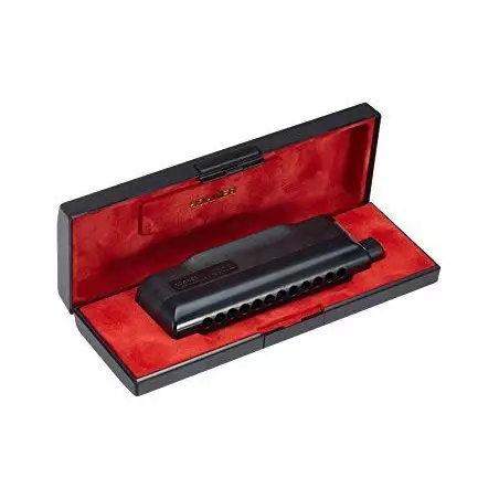 Hohner M754512 CX12 Black Bb Key Chromatic Harmonica