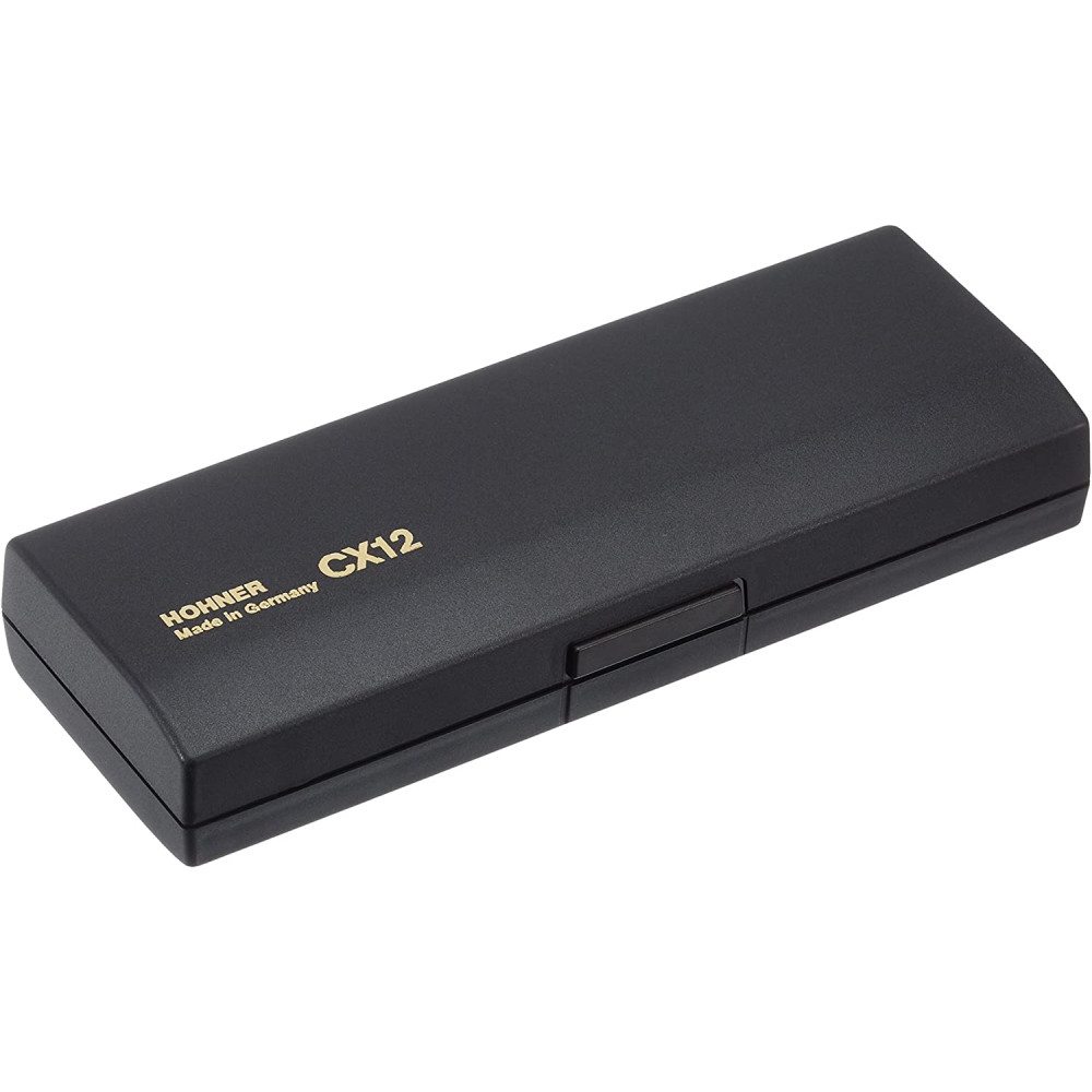 Hohner M754520 CX12 Black A Key Chromatic Harmonica