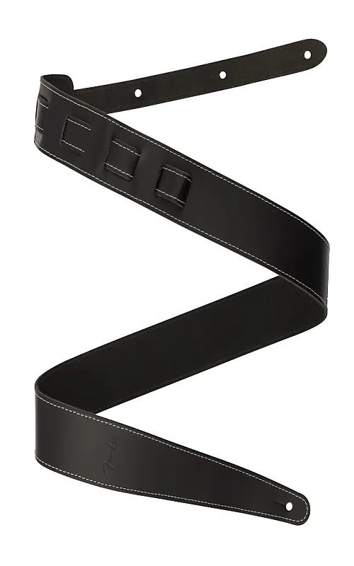 Fender 990642106 Black Essentials Leather Straps