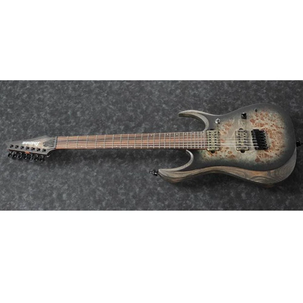 Ibanez RGD71ALPA-CKF RGD Series Axion Label 7 string Charcoal Burst Black Stained Flat Electric Guitar
