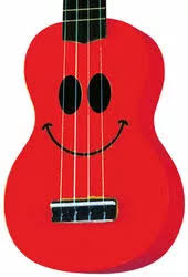 Mahalo U-SMILE-RD Series Soprano Red With Bag Ukulele