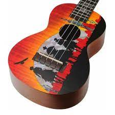 Mahalo MA2WW Artist Elite Series Wild West Concert With Bag Ukulele