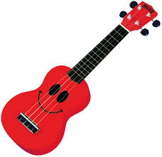 Mahalo U-SMILE-RD Series Soprano Red With Bag Ukulele