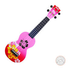 Mahalo MD1HBRDB Hibiscus Red Burst Soprano With Bag Ukulele