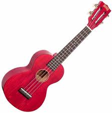 Mahalo ML2CR Island Series Cherry Red Concert With Bag Ukulele