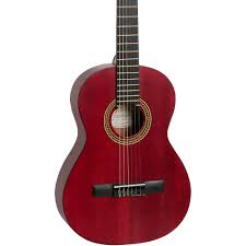 Valencia VC203TWR 200 Series 3/4 Wine Red Classical Guitar