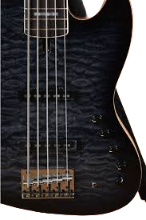 Sire V9 Swamp Ash-5 TBK V9 Series 5 String Swamp Ash Transparent Black Bass Guitar