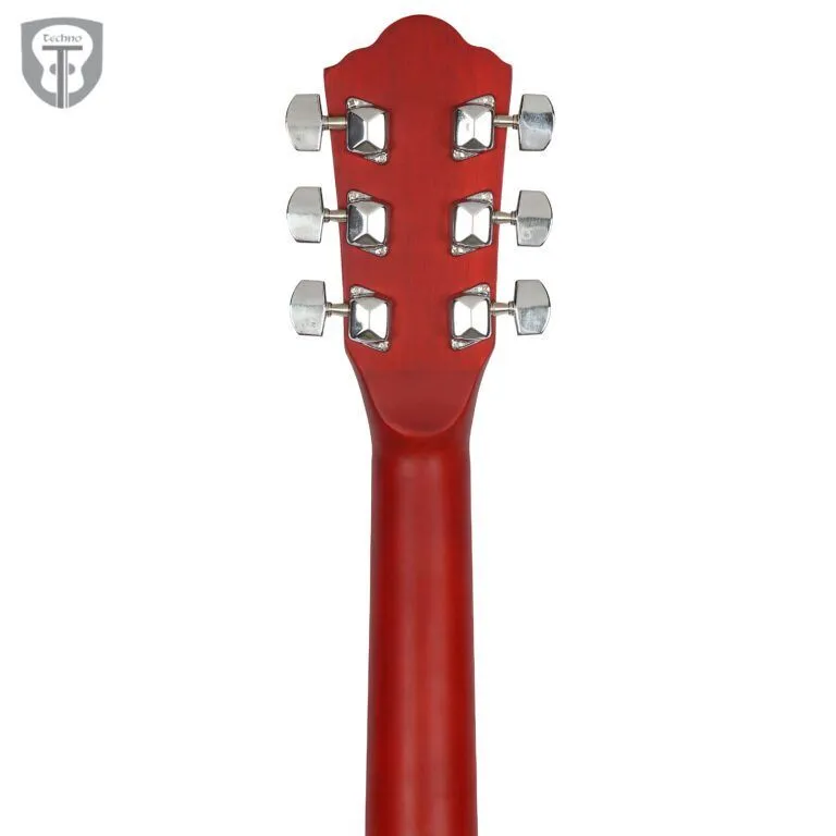 Techno TMR239CG Red Acoustic Guitar