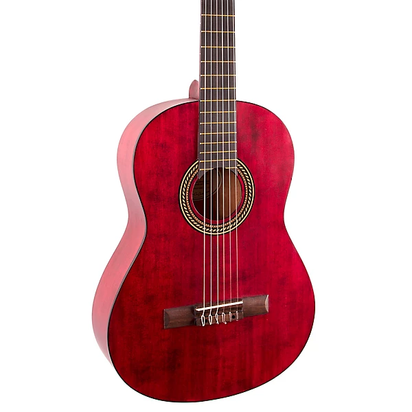 Valencia VC214TWR 200 Series 4/4 Wine Red Classical Guitar