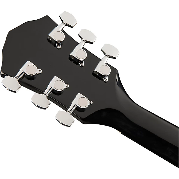 Fender FA-135CE Black Consert Cutaway Electro-Acoustic Guitar