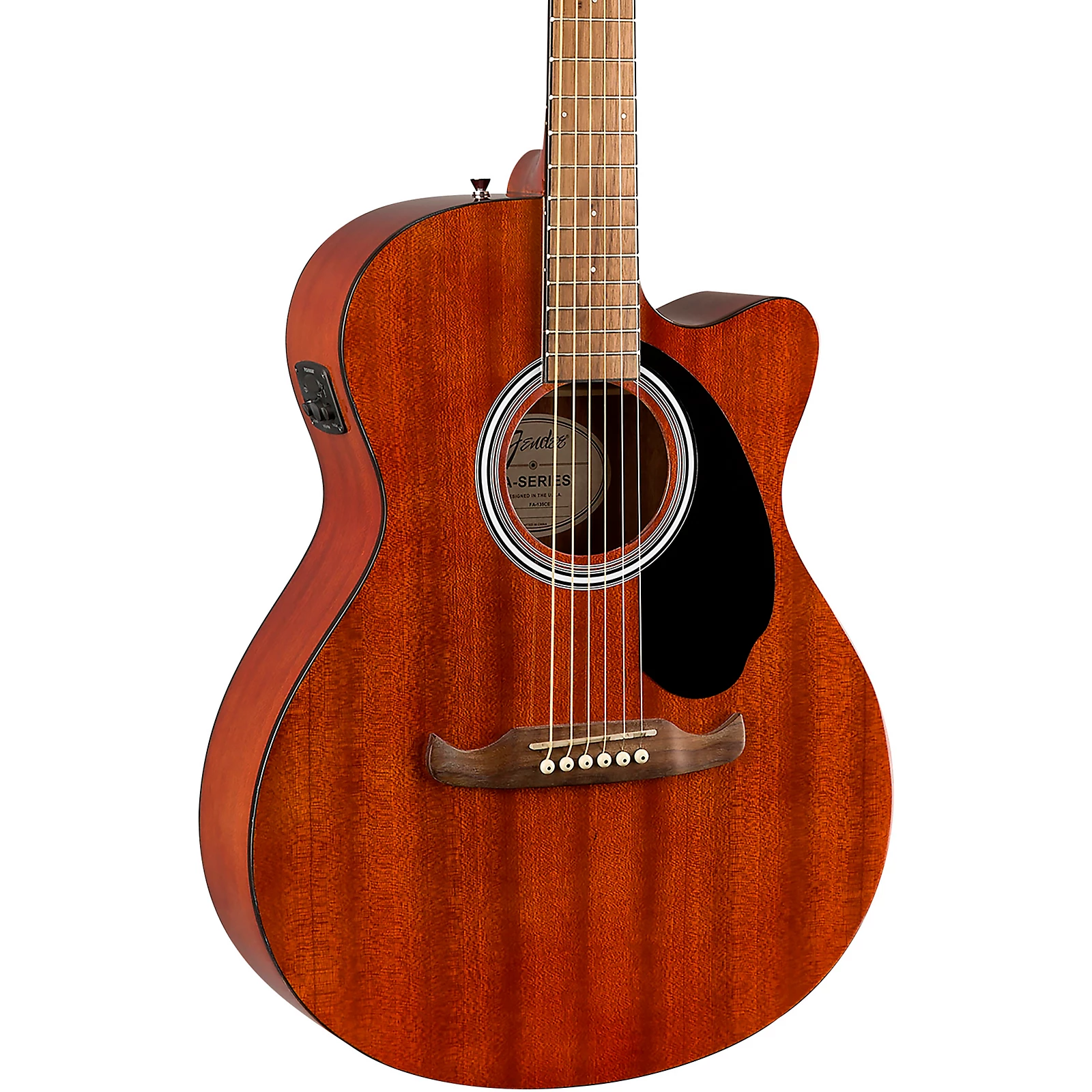 Fender FA-135CE Mahogany Concert Cutaway Electro-Acoustic Guitar