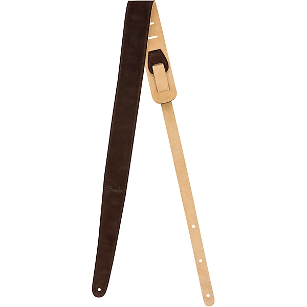 Fender 990691021 Brown/Tan Reversible Suede Guitar Strap