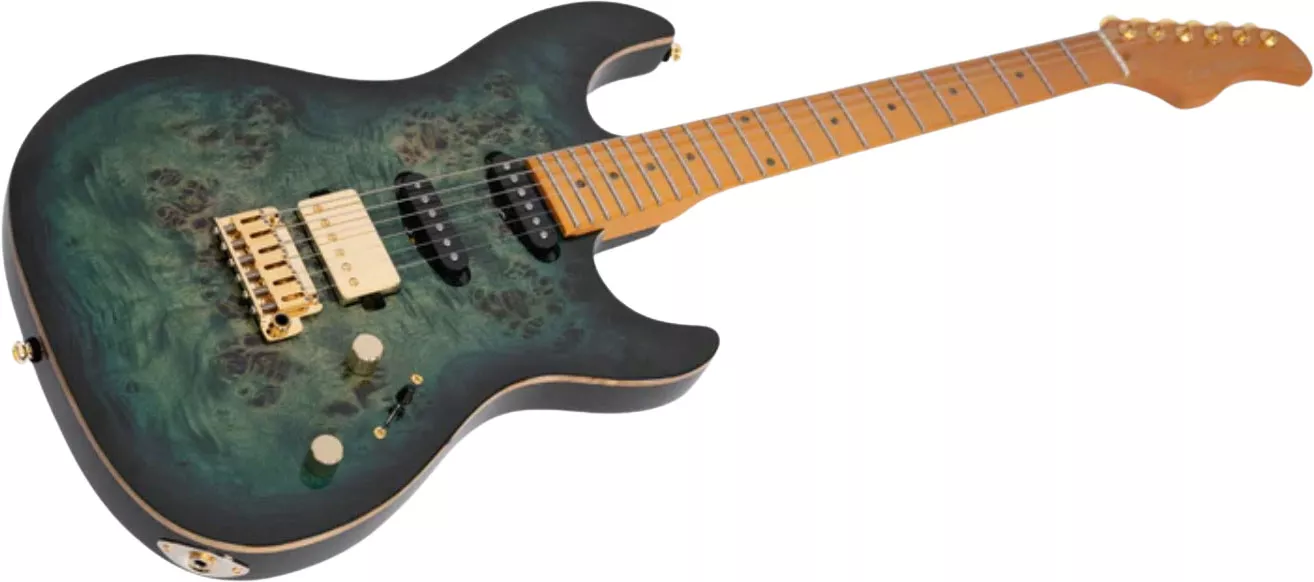 Sire S10 TGR S Series Larry Carlton Transparent Green Electric Guitar