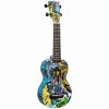 Mahalo MA1GR Art II Series Graffitti Soprano With Bag Ukulele