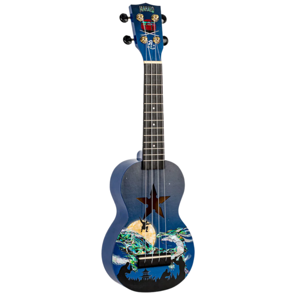 Mahalo MA1NJ Art Series Ninja Soprano With Bag Ukulele